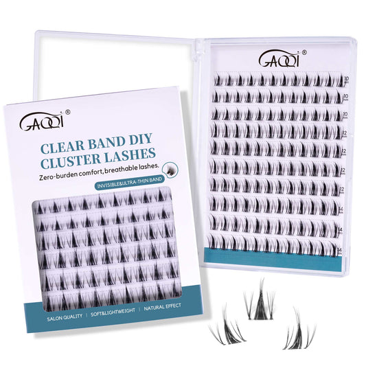 GAQQI Lash Clusters Manga Eyelash 10-14mm Wet Look 120PCS(HEROINE)
