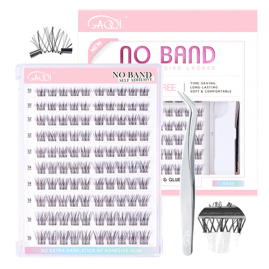 GAQQI No Band Self Adhesive Lash Clusters 100pcs (LACE)