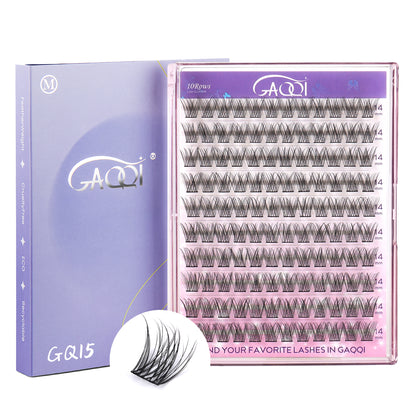GAQQI Lash Clusters 120PCS（GQ15, C Curl, 14mm)