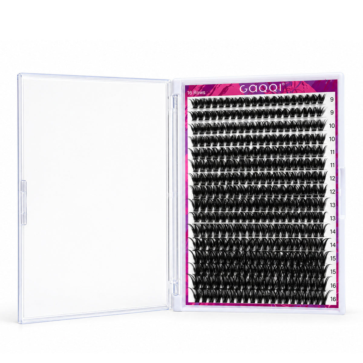 GAQQI Lash Clusters 50D Mix, False Eyelashes