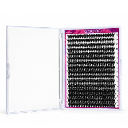GAQQI Lash Clusters 50D Mix, False Eyelashes