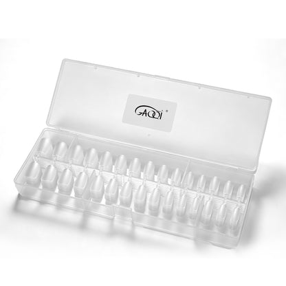 GAQQI False Nails - Wear Nail Covers With Seamless Matte Full Coating