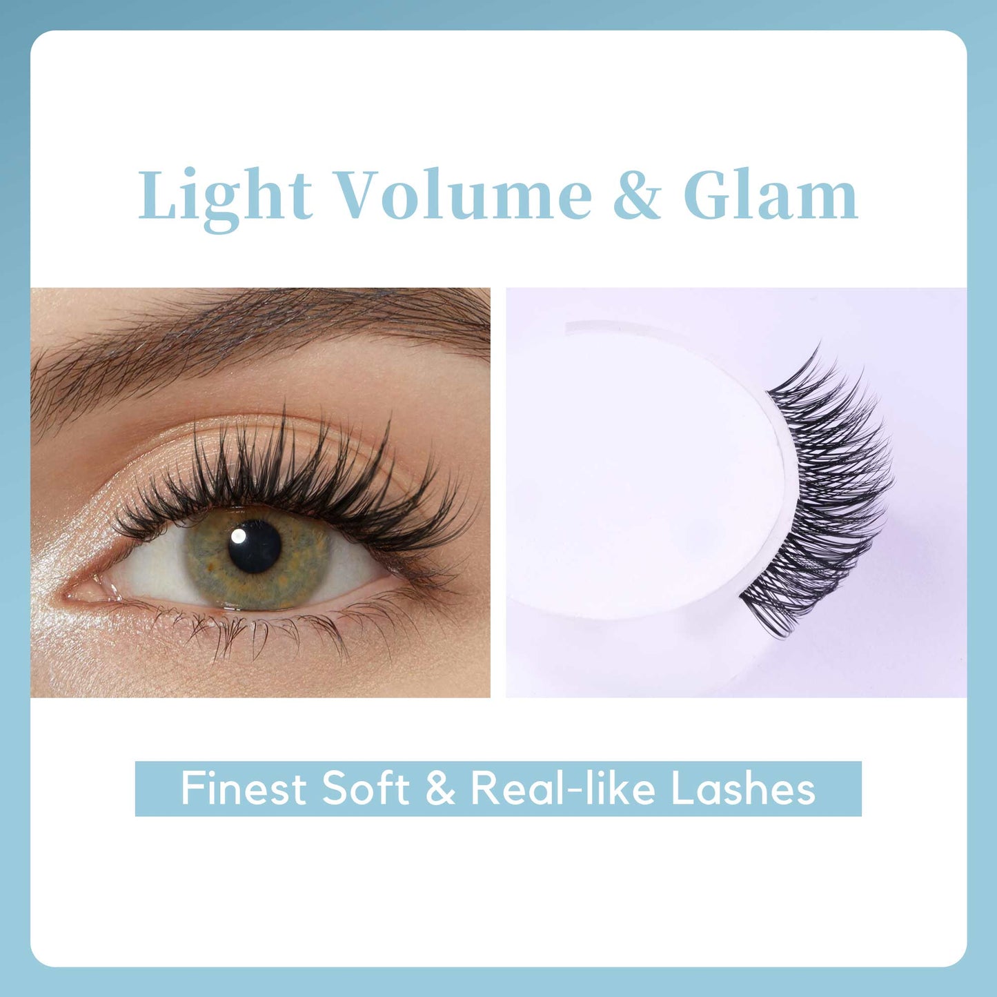 GAQQI Lash Clusters Volume & Fluffy Eyelash Clusters 10-14mm 120PCS (WING)