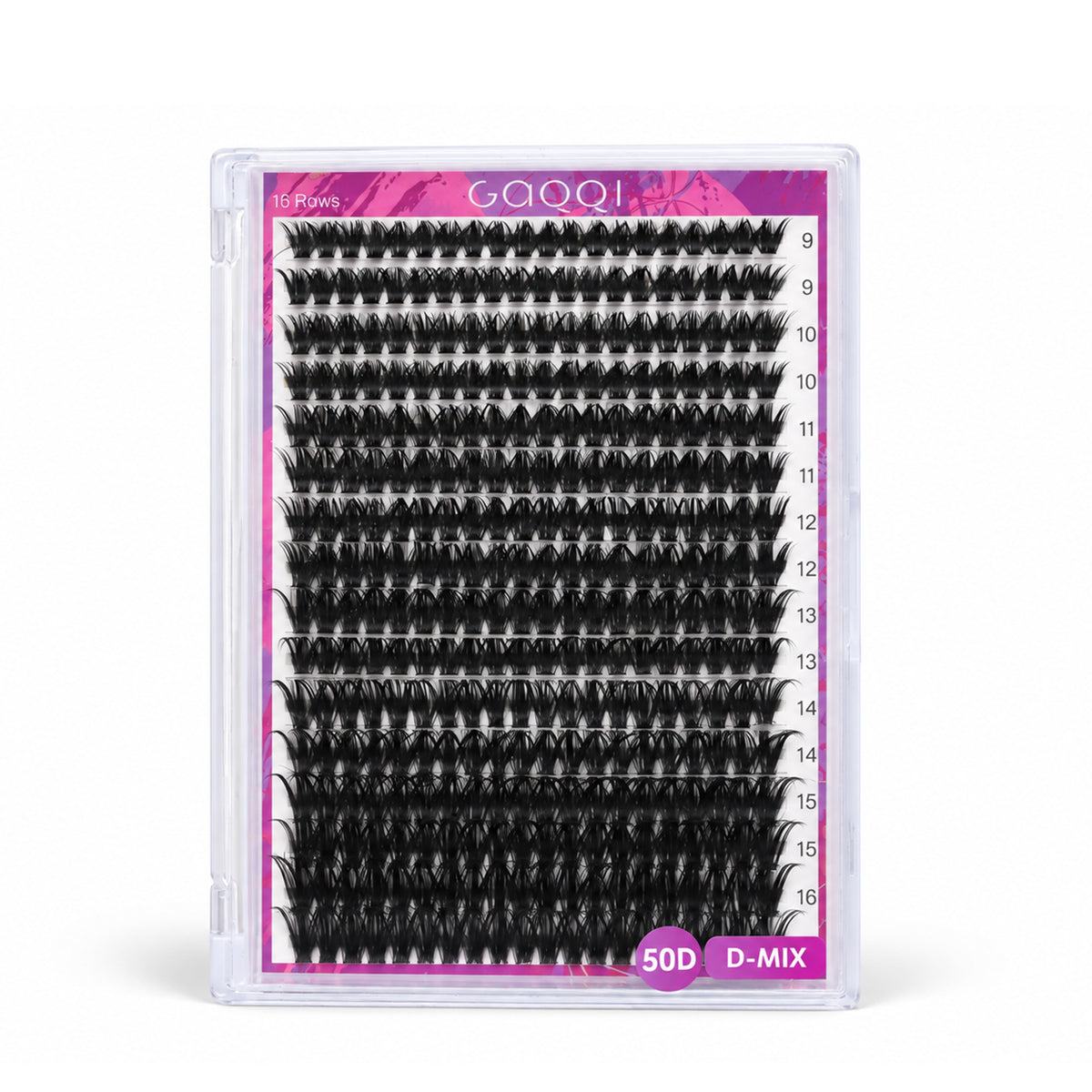 GAQQI Lash Clusters 50D Mix, False Eyelashes