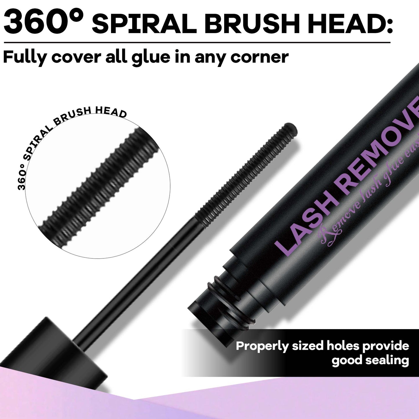 GAQQI Lash Remover 5mL for Cluster Lashes Lash Glue Remover