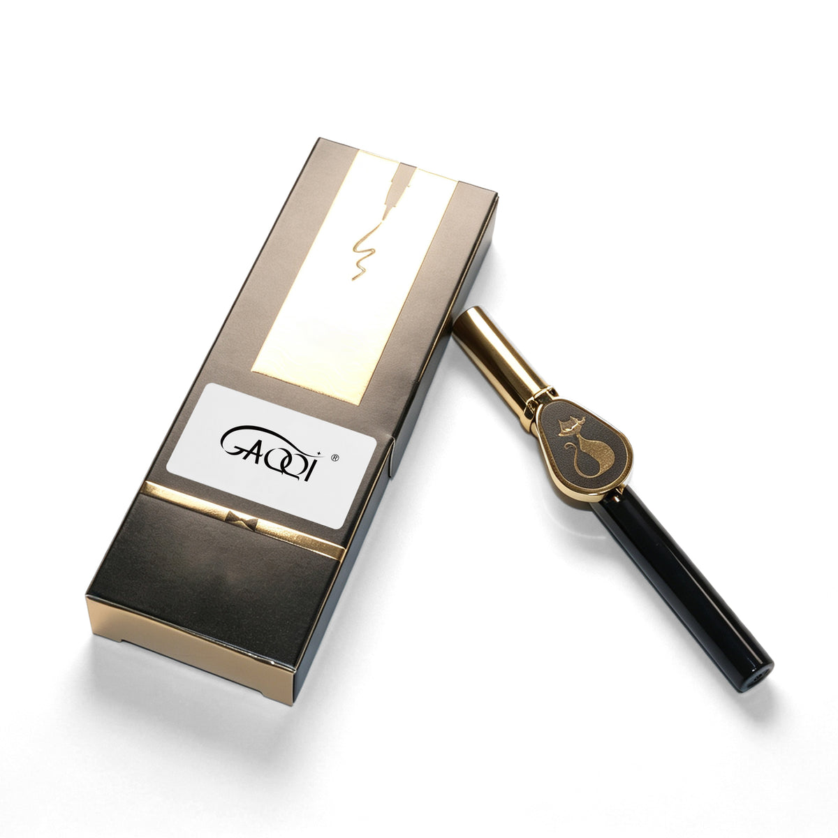 GAQQI Black Eyeliner Liquid Pen With a Small Mirror