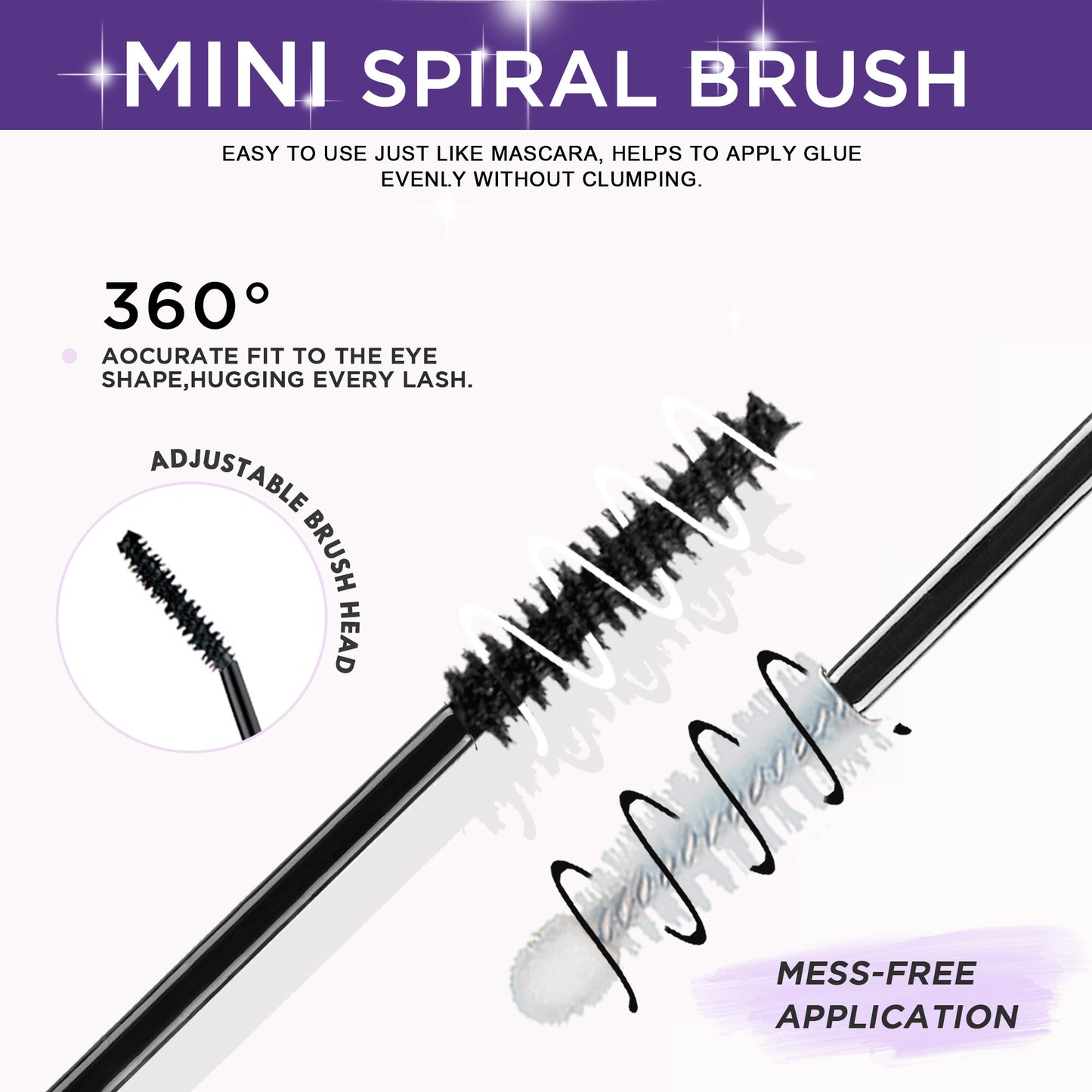 GAQQI Lash Bond and Seal Waterproof 10ML Lash Glue 2 in 1 Eyelash Glue