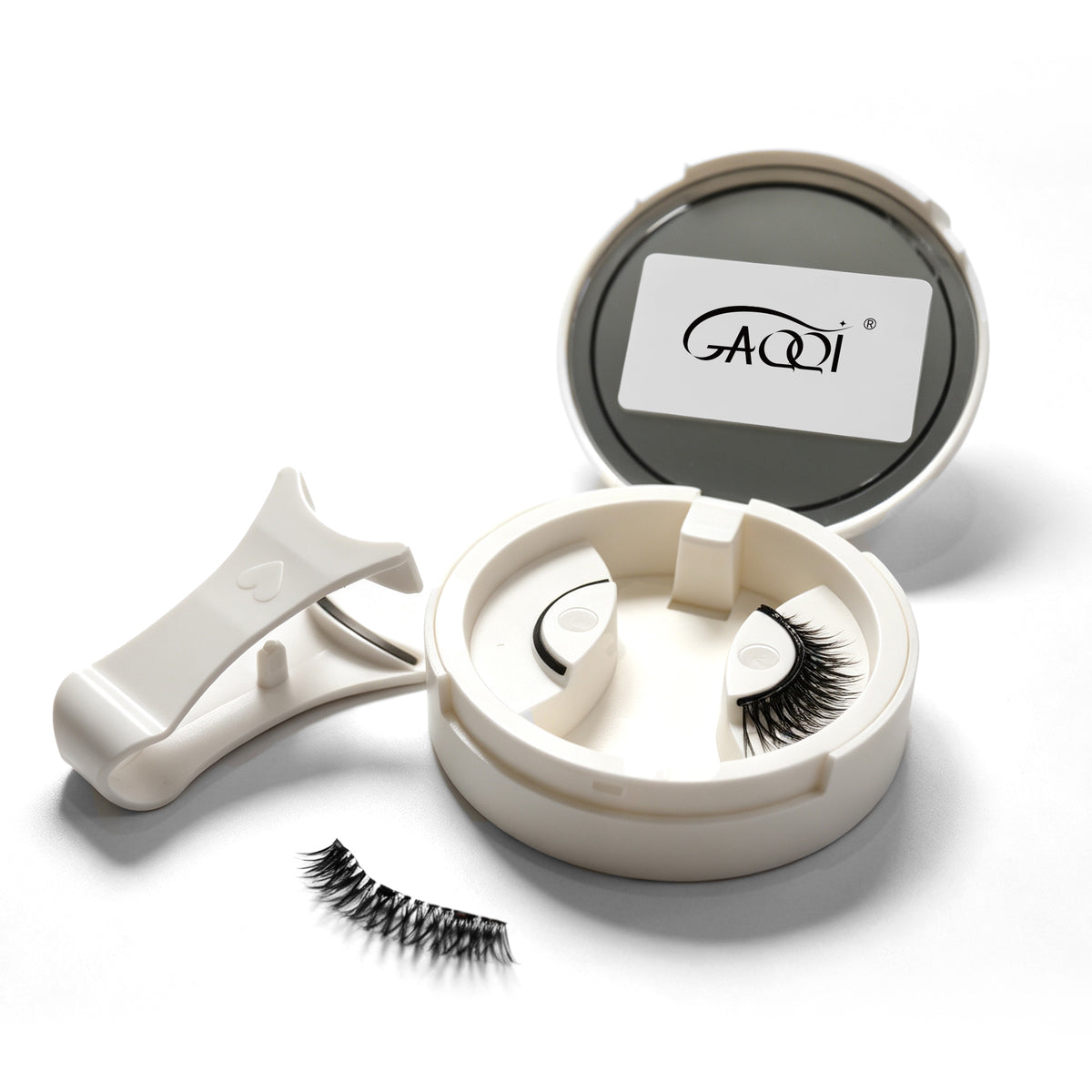GAQQI Magnetic False Eyelashes Portable Magnetic Adhesive False Eyelash
