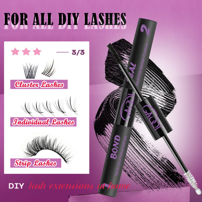 GAQQI Lash Remover 5mL for Cluster Lashes Lash Glue Remover