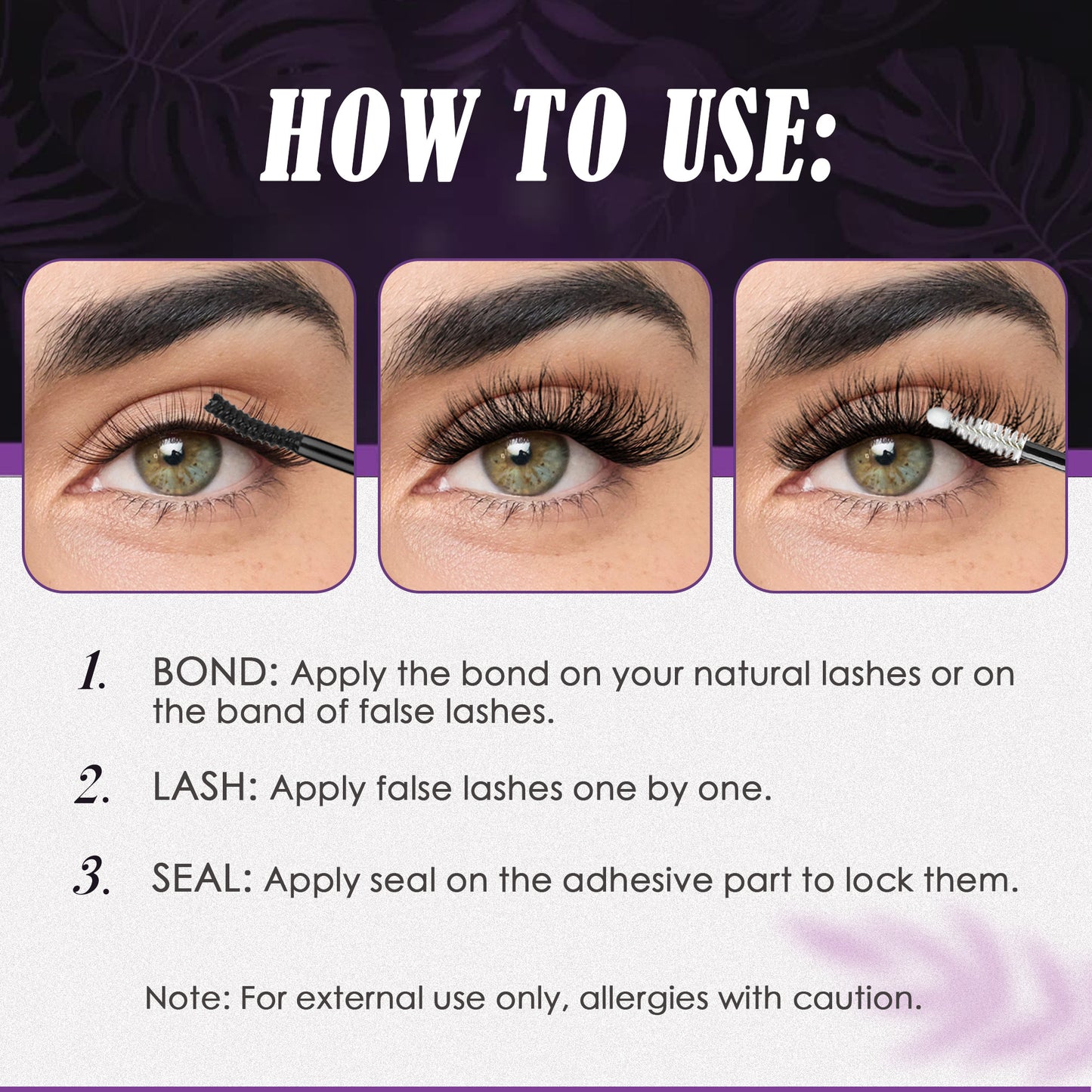 GAQQI Lash Remover 5mL for Cluster Lashes Lash Glue Remover