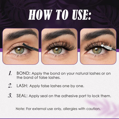 GAQQI Lash Remover 5mL for Cluster Lashes Lash Glue Remover