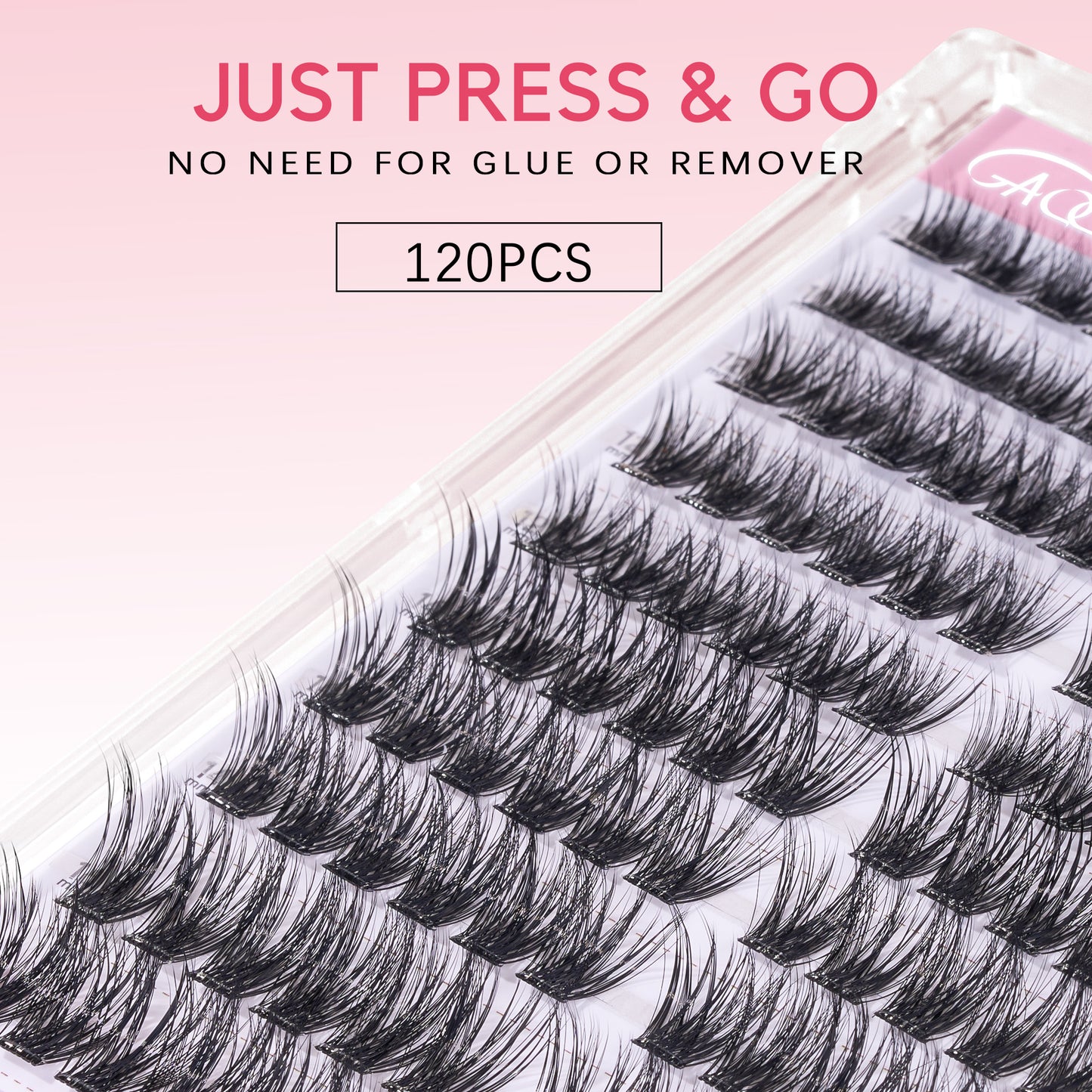 GAQQI No Band Self Adhesive Lash Clusters 120pcs (CLASSIC)